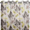 Kai Loxley eyelet curtains with a floral pattern
